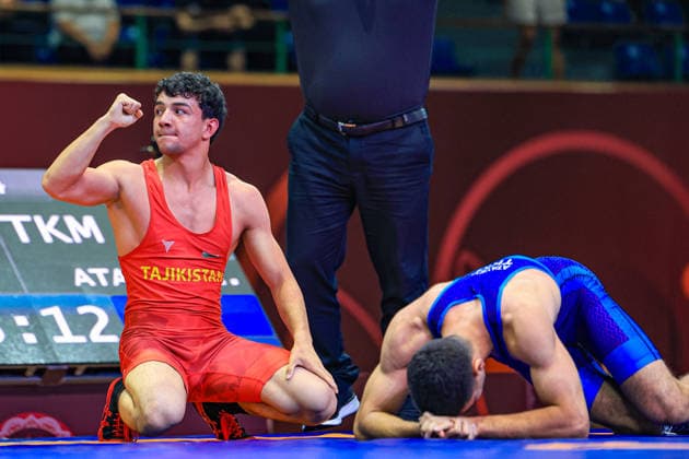 U17, U 17 Wrestling Asian Championships 65kg GR - Amirjon Obidov (TJK) df. Atanepes Atayev (TKM)