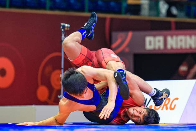 U17, U 17 Wrestling Asian Championships 65kg GR - Miras Makhambet (KAZ) df. Sardor Makhmudov (UZB)
