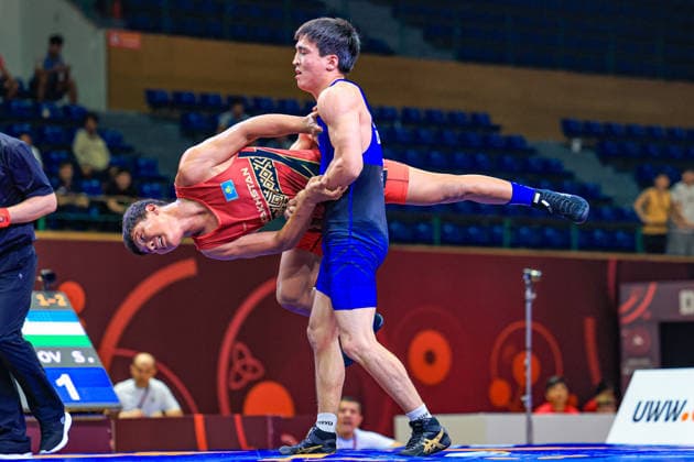 U17, U 17 Wrestling Asian Championships 65kg GR - Miras Makhambet (KAZ) df. Sardor Makhmudov (UZB)