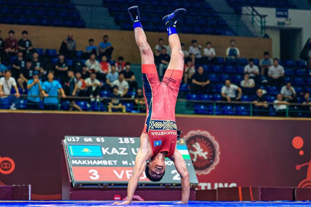 U17, U 17 Wrestling Asian Championships 65kg GR - Miras Makhambet (KAZ)