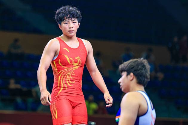 U17, U 17 Wrestling Asian Championships 69kg WW - Tongtong Liu (CHN) df. Taniya Taniya (IND)