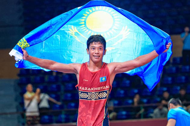 U17, U 17 Wrestling Asian Championships 65kg GR - Miras Makhambet (KAZ)