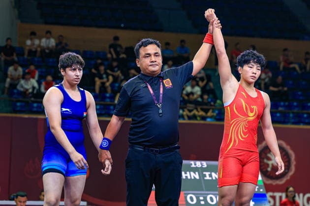 U17, U 17 Wrestling Asian Championships 69kg WW - Tongtong Liu (CHN) df. Taniya Taniya (IND)