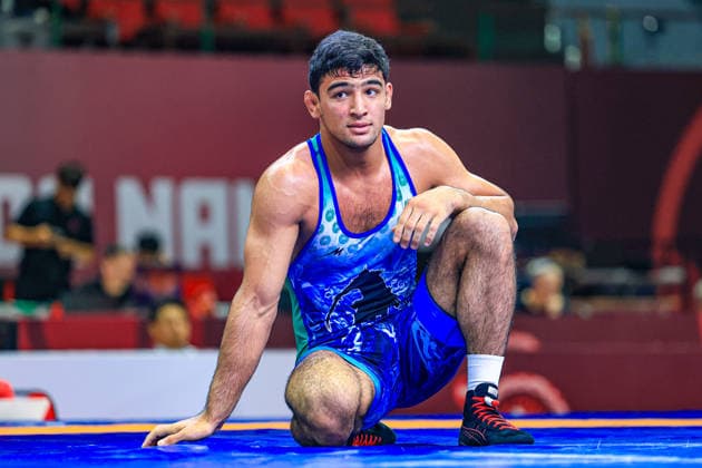 U17, U 17 Wrestling Asian Championships 80kg GR - Abdulaziz Kholmirzaev (UZB)