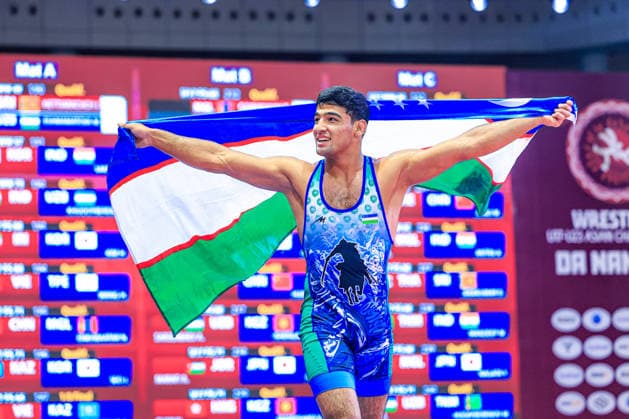 U17, U 17 Wrestling Asian Championships 80kg GR - Abdulaziz Kholmirzaev (UZB)