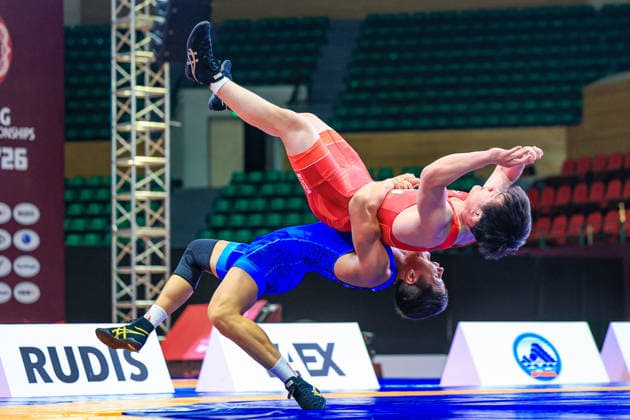 U17, U 17 Wrestling Asian Championships 80kg GR - Edil Nurbekov (KGZ) df. Ryohei Maruyama (JPN)