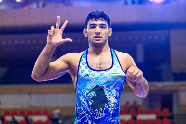 U17, U 17 Wrestling Asian Championships 80kg GR - Abdulaziz Kholmirzaev (UZB)
