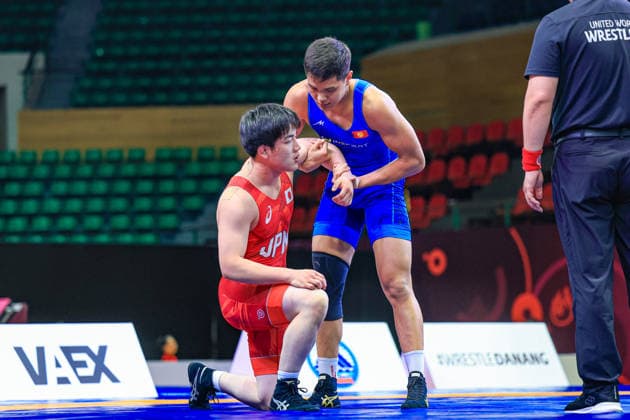 U17, U 17 Wrestling Asian Championships 80kg GR - Edil Nurbekov (KGZ) df. Ryohei Maruyama (JPN)