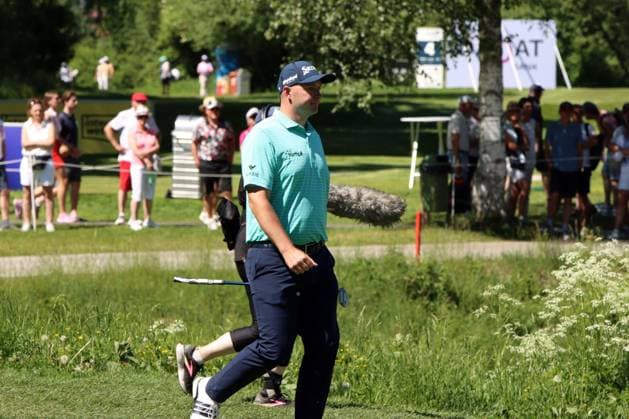 KITZBUEHEL, AUSTRIA - MAY 29: Local Hero STRAKA, Sepp (AUT) at the Austrian Alpine Open presented by Kitzbuehel Tirol, DP World TOUR, Round 2 on May 29, 2026 in Kitzbuehel, Austria.DP World Tour Austrian Alpine Open, Kitzbuehel, 29.05.2026 Tirol Austria Copyright: xPhotographer:xNilsxKoepkex