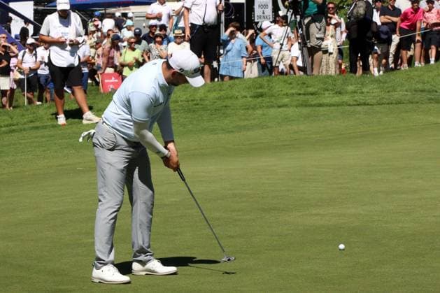 KITZBUEHEL, AUSTRIA - MAY 29: VON DELLINGSHAUSEN, Nicolai (GER) pputting at the Austrian Alpine Open presented by Kitzbuehel Tirol, DP World TOUR, Round 2 on May 29, 2026 in Kitzbuehel, Austria.DP World Tour Austrian Alpine Open, Kitzbuehel, 29.05.2026 Tirol Austria Copyright: xPhotographer:xNilsxKoepkex