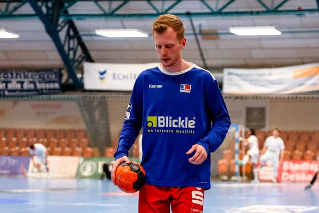 Sascha Pfattheicher (HBW Balingen-Weilstetten, 30) beim Warm Up vor dem Spiel, Dessau-Rosslauer HV 06 vs. HBW Balingen-Weilstetten, Handball, 2. Bundesliga, 33. Spieltag, Saison 2025 26, 29.05.2026, Dessau-Rosslauer HV 06 vs. HBW Balingen-Weilstetten, Handball, 2. Bundesliga, 33. Spieltag, Saison 2025 26, 29.05.2026 Dessau-Rosslau Copyright: xEibner-Pressefoto LauraxRoemerx EP_LRR