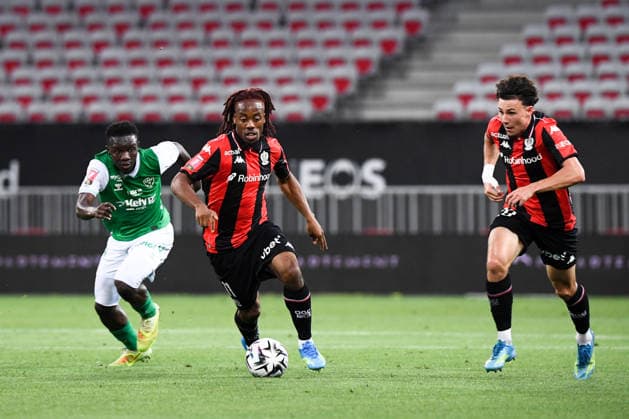 OGC Nice v AS Saint-Etienne - Ligue 1 McDonald s 2025 2026 - Relegation Promotion Playoffs 11 Elye WAHI (ogcn) during the Ligue 1 Relegation Promotion Playoffs matchs between Nice and Saint-Etienne at Allianz Riviera on May 29, 2026 in Nice, France. Nice France  Copyright: xFEPx 776502581