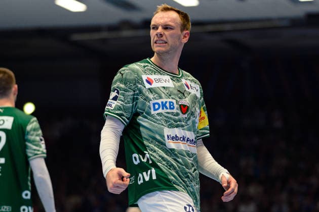 Mathias Gidsel (Fuechse Berlin, 19) GER, ThSV Eisenach gegen Fuechse Berlin, 1. Daikin Handballbundesliga, Handball, 30. Spieltag, Saison 2025 2026, 29.05.2026 GER, ThSV Eisenach gegen Fuechse Berlin, 1. Daikin Handballbundesliga, Handball, 30. Spieltag, Saison 2025 2026, 29.05.2026 Eisenach Copyright: xEibner-Pressefoto MartinxHerbstx EP_MHT