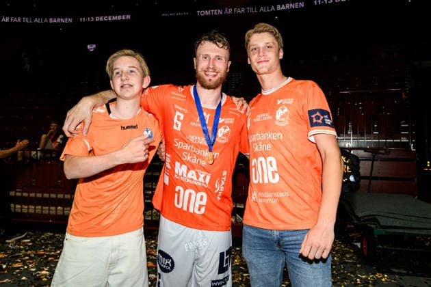 260529 IFK Kristianstads Philip Henningsson efter final fyra i Handbollsligan herr mellan HK Malmö och IFK Kristianstad den 29 maj 2026 i Malmö. Copyright: MATHILDAxSCHULER BB260529MA121