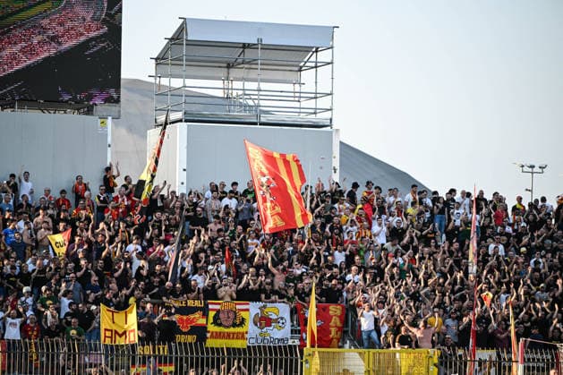 FOOTBALL - Serie B - Playoffs - Final - AC Monza vs US Catanzaro Photo by IPA ABACAPRESS.COM85167391 - US Catanzaro supporters during the Italian Serie BKT second leg Final football match between AC Monza and US Catanzaro on 29 of May 2026 at U-Power stadium in Monza, Italy. Photo Tiziano Ballabio Monza Italy  Copyright: xIPAxSport ABACAx