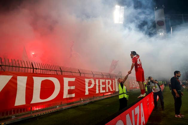 Monza v Catanzaro - Serie B Playoff Final Dany Mota celebrates Serie A promotion during the Serie B match between AC Monza and Catanzaro at U-Power Stadium in Monza, Italy, on May 29, 2026. Monza Italy  Copyright: xMairoxCinquettix originalFilename:cinquetti-acmonzav260529_npnsN