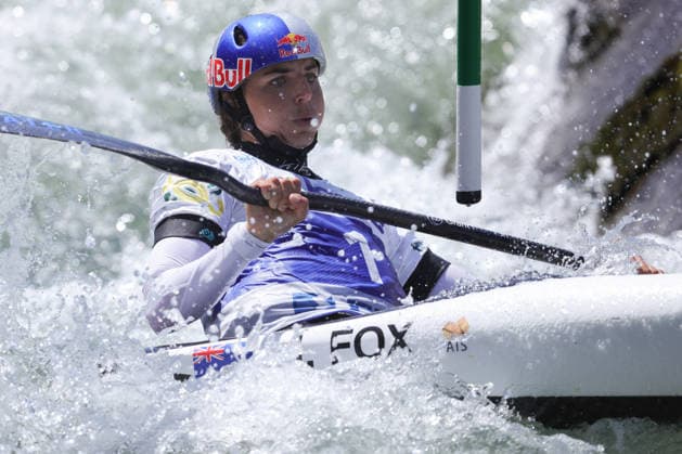 (260530) -- LJUBLJANA, May 30, 2026 -- Jessica Fox of Australia competes during the women s kayak final at 2026 ICF Canoe Slalom World Cup Tacen in Ljubljana, Slovenia, May 29, 2026. (Photo by Xinhua) (SP)SLOVENIA-LJUBLJANA-CANOE SLALOM-ICF WORLD CUP TACEN-KAYAK ZeljkoxStevanic 