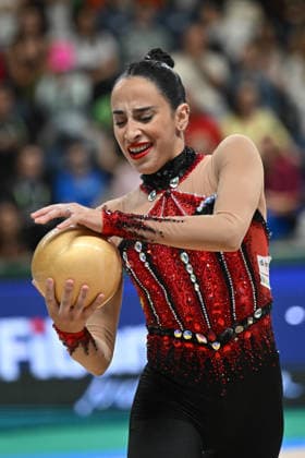IPA85176343 - BAUTISTA Alba (ESP) during European Championships in Rhythmic gymnastics, Rhythmische Sportgymnastik, RSG Gymnastics in Varna, Bulgaria, May 30 2026  Copyright: xFilippoxTomasi IPAxSportx xx 85176343