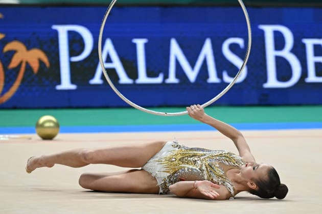 IPA85176851 - VIARENICH Darya (BLR) during European Championships in Rhythmic gymnastics, Rhythmische Sportgymnastik, RSG Gymnastics in Varna, Bulgaria, May 30 2026  Copyright: xFilippoxTomasi IPAxSportx xx 85176851
