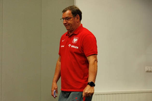 Jerzy Urban seen during Official press conference, PK, Pressekonferenz and training of Poland National football team before Friendly match game against Ukraine (Ernest Kolodziej Ball Raw Images) Wroclaw Tarczynski Arena Poland Copyright: xErnestxKolodziejx ernestkolodziej_poland_conference_2526_OL_4982
