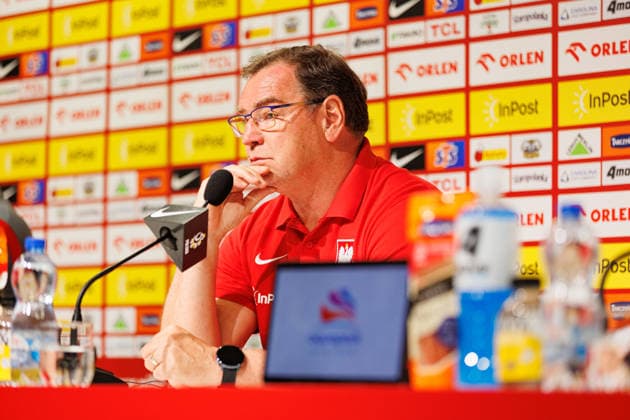 Jerzy Urban seen during Official press conference, PK, Pressekonferenz and training of Poland National football team before Friendly match game against Ukraine (Ernest Kolodziej Ball Raw Images) Wroclaw Tarczynski Arena Poland Copyright: xErnestxKolodziejx ernestkolodziej_poland_conference_2526_OL_5023
