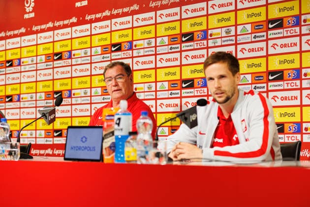 Jerzy Urban seen during Official press conference, PK, Pressekonferenz and training of Poland National football team before Friendly match game against Ukraine (Ernest Kolodziej Ball Raw Images) Wroclaw Tarczynski Arena Poland Copyright: xErnestxKolodziejx ernestkolodziej_poland_conference_2526_OL_5035