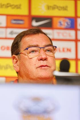 Jerzy Urban seen during Official press conference, PK, Pressekonferenz and training of Poland National football team before Friendly match game against Ukraine (Ernest Kolodziej Ball Raw Images) Wroclaw Tarczynski Arena Poland Copyright: xErnestxKolodziejx ernestkolodziej_poland_conference_2526_OL_5045