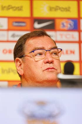 Jerzy Urban seen during Official press conference, PK, Pressekonferenz and training of Poland National football team before Friendly match game against Ukraine (Ernest Kolodziej Ball Raw Images) Wroclaw Tarczynski Arena Poland Copyright: xErnestxKolodziejx ernestkolodziej_poland_conference_2526_OL_5048