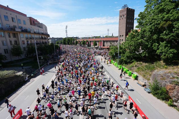 The start of the Stockholm marathon on Saturday in Stockholm, Sweden on may 30, 2026. STOCKHOLM SWEDEN x10500x