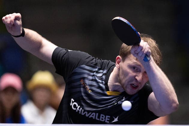 Benedikt Duda (GER, TTC Schwalbe Bergneustadt) in action during the semifinal matches Borussia Düsseldorf TTC Schwalbe of the Liebherr TTBL Final4 at the Süwag Energie ARENA on May 30, 2026, in Frankfurt, Germany Copyright: JoaquimxFerreira