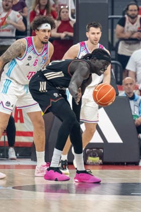 Wenyen Gabriel 32 (FC Bayern Basketball), FC Bayern Basketball vs. Telekom Baskets Bonn, BBL, Halbfinale 1, 30.05.2026 Muenchen Bayern Deutschland