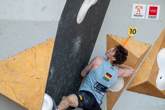 May 30, 2026, Madrid, Madrid, Spain: THORBEN PERRY BLOEM of Germany competes during the men s boulder semifinal at the IFSC World Climbing Series in Madrid Men s Boulder Semifinals At The 2026 World Climbing Series Madrid.  - ZUMAd308 20260530_zsp_d308_043 Copyright: xJuanxCarlosxLucasx
