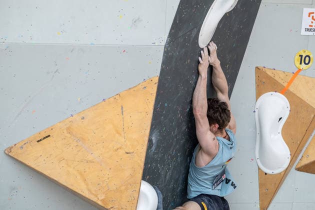May 30, 2026, Madrid, Madrid, Spain: THORBEN PERRY BLOEM of Germany competes during the men s boulder semifinal at the IFSC World Climbing Series in Madrid Madrid Spain - ZUMAd308 20260530_zsp_d308_046 Copyright: xJuanxCarlosxLucasx