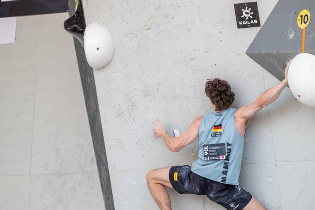 May 30, 2026, Madrid, Madrid, Spain: THORBEN PERRY BLOEM of Germany competes during the men s boulder semifinal at the IFSC World Climbing Series in Madrid Men s Boulder Semifinals At The 2026 World Climbing Series Madrid.  - ZUMAd308 20260530_zsp_d308_170 Copyright: xJuanxCarlosxLucasx