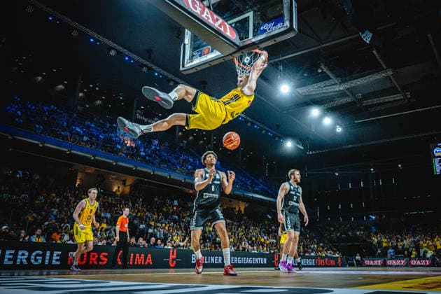 Basketball Berlin 30.05.2026 Saison 2025 2026 EasyCredit BBL 1. Bundesliga Männer, Herren Playoffs Halbfinale Spiel 1 Alba Berlin - BMA365 Bamberg Baskets Sam Griesel (Alba Berlin, No.05)