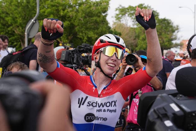 Netherlands™s Lorena Wiebes of Team SD Worx - Protime™s winner of the stage during Stage 1 of the Giro d™Italia Women, from Cesenatico to Ravenna, Italy, Saturday May 30, 2026  Copyright: xMarcoxAlpozzi LaPressex