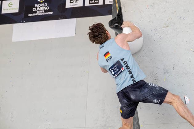 May 30, 2026, Madrid, Madrid, Spain: THORBEN PERRY BLOEM of Germany competes during the men s boulder semifinal at the IFSC World Climbing Series in Madrid Men s Boulder Semifinals At The 2026 World Climbing Series Madrid.  - ZUMAd308 20260530_zsp_d308_087 Copyright: xJuanxCarlosxLucasx