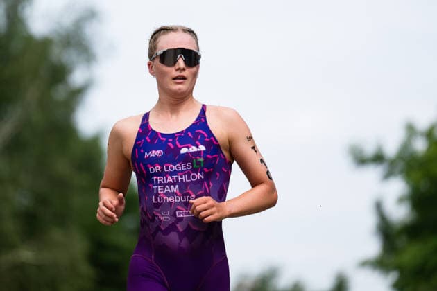 1. Triathlon-Bundesliga Kraichgau Julia BroÌˆcker (GER, Dr. Loges Triathlon Team LuÌˆneburg) Ubstadt-Weiher Deutschland Copyright: xMarcelxHilgerx