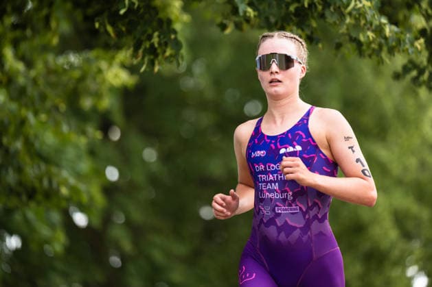 1. Triathlon-Bundesliga Kraichgau Julia BroÌˆcker (GER, Dr. Loges Triathlon Team LuÌˆneburg) Ubstadt-Weiher Deutschland Copyright: xMarcelxHilgerx