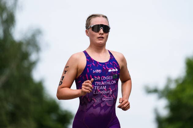 1. Triathlon-Bundesliga Kraichgau Julia BroÌˆcker (GER, Dr. Loges Triathlon Team LuÌˆneburg) Ubstadt-Weiher Deutschland Copyright: xMarcelxHilgerx
