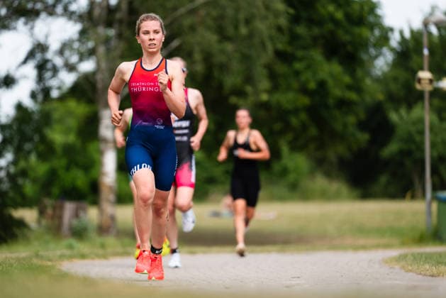 1. Triathlon-Bundesliga Kraichgau Muriel OberlaÌˆnder (GER, Triathlon Team ThuÌˆringen) Ubstadt-Weiher Deutschland Copyright: xMarcelxHilgerx