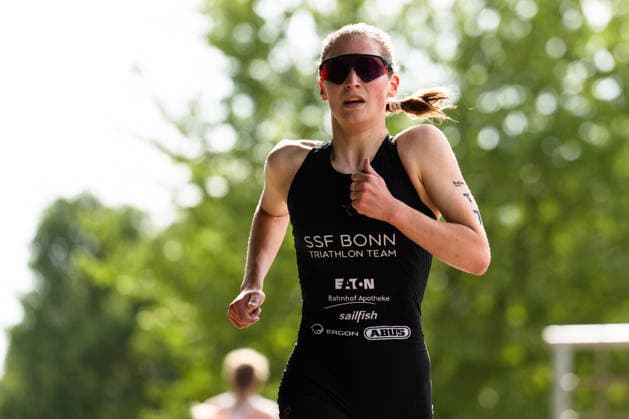 1. Triathlon-Bundesliga Kraichgau Ronja Steiling (GER, SSF Bonn Triathlon TEAM) Ubstadt-Weiher Deutschland Copyright: xMarcelxHilgerx