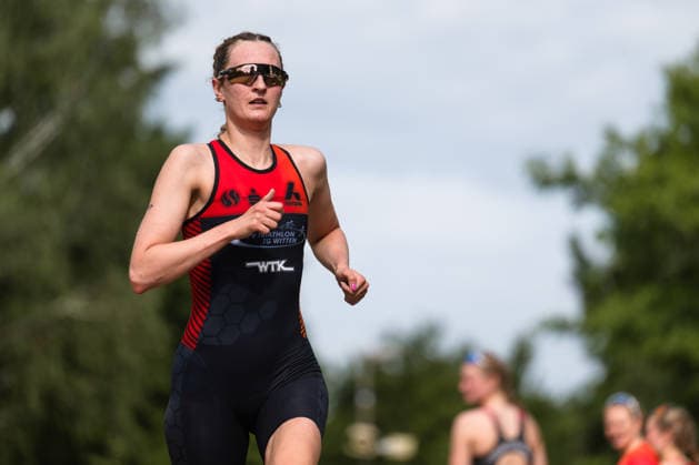 1. Triathlon-Bundesliga Kraichgau Anabel Knoll (GER, PV Triathlon TG Witten) Ubstadt-Weiher Deutschland Copyright: xMarcelxHilgerx