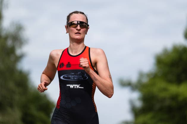 1. Triathlon-Bundesliga Kraichgau Anabel Knoll (GER, PV Triathlon TG Witten) Ubstadt-Weiher Deutschland Copyright: xMarcelxHilgerx
