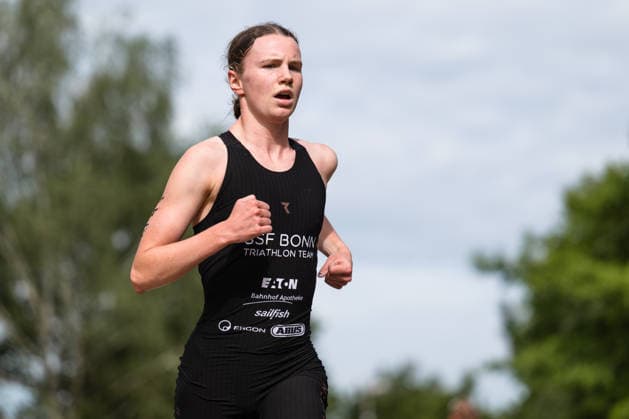 1. Triathlon-Bundesliga Kraichgau Lilly-Marie Overberg (GER, SSF Bonn Triathlon TEAM) Ubstadt-Weiher Deutschland Copyright: xMarcelxHilgerx