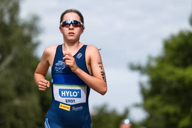 1. Triathlon-Bundesliga Kraichgau Chiara GoÌˆttler (GER, Hylo Team Viernheim Saar) Ubstadt-Weiher Deutschland Copyright: xMarcelxHilgerx