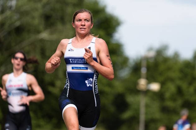 1. Triathlon-Bundesliga Kraichgau Tereza Zimovjanova (CZE, Sparda-Bank Team Hagen) Ubstadt-Weiher Deutschland Copyright: xMarcelxHilgerx
