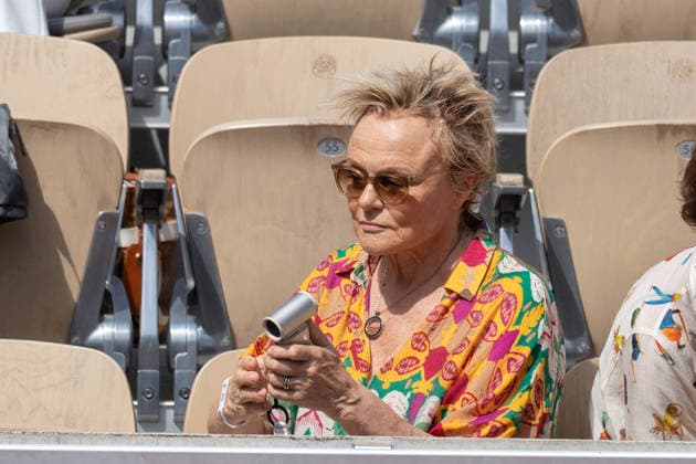 2026 French Open - Celebrities In Stand Day 7 NB Muriel Robin in stand day 7 during the 2026 French Open at Roland Garros on May 30, 2026 in Paris, France. Photo by Nasser Berzane ABACAPRESS.COM  Copyright: xBerzanexNasser ABACAx