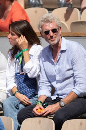 2026 French Open - Celebrities In Stand Day 7 NB Denis Brogniart in stand day 7 during the 2026 French Open at Roland Garros on May 30, 2026 in Paris, France. Photo by Nasser Berzane ABACAPRESS.COM  Copyright: xBerzanexNasser ABACAx