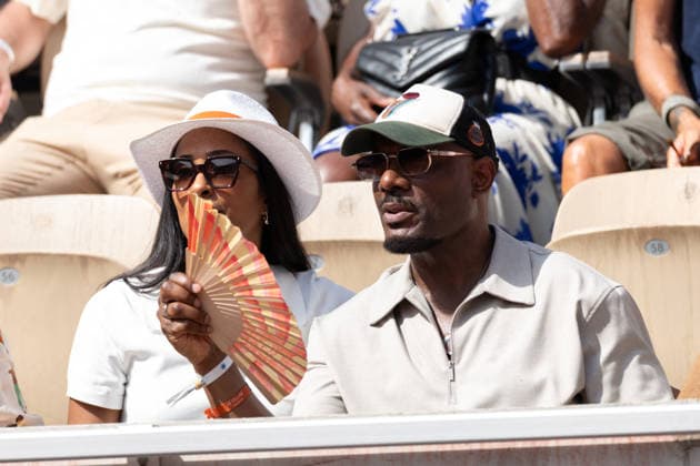 2026 French Open - Celebrities In Stand Day 7 NB Harry Roselmack, Jennifer Galap in stand day 7 during the 2026 French Open at Roland Garros on May 30, 2026 in Paris, France. Photo by Nasser Berzane ABACAPRESS.COM  Copyright: xBerzanexNasser ABACAx